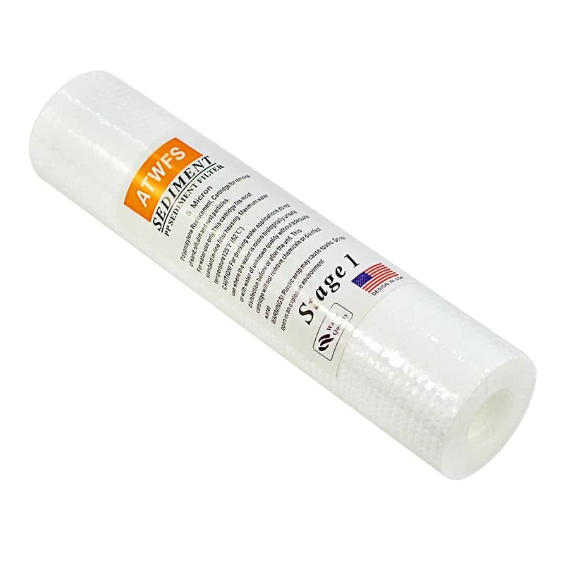 Système de filtre à eau par osmose inverse, pré-filtre de grande capacité, étape 1, 2 et 3, paquet d