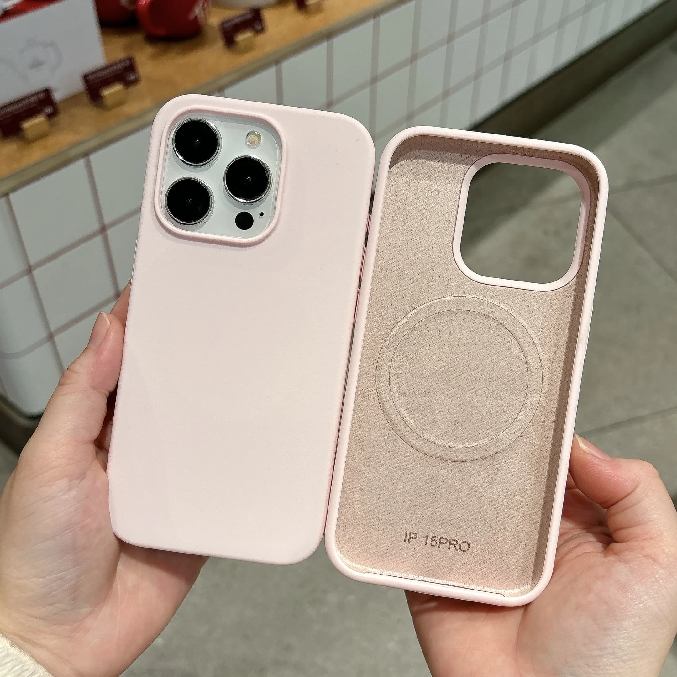 Coque de téléphone magnétique en Silicone liquide, Charge sans fil Magsafe, pour iPhone 17 Air 16 15
