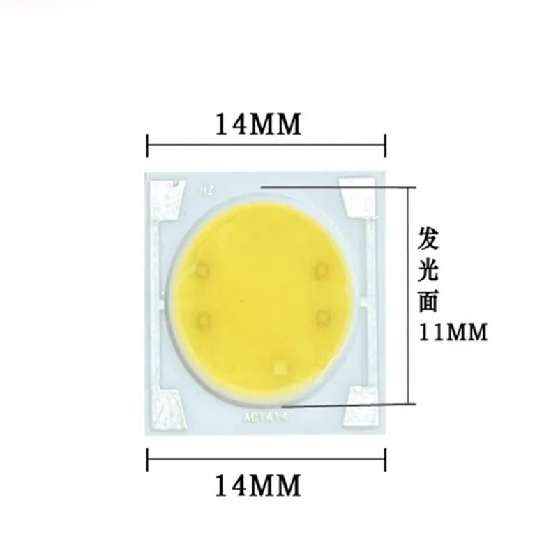 Perles lumineuses LED COB avec support en céramique, puce IC intelligente pour budgétaire extérieur,