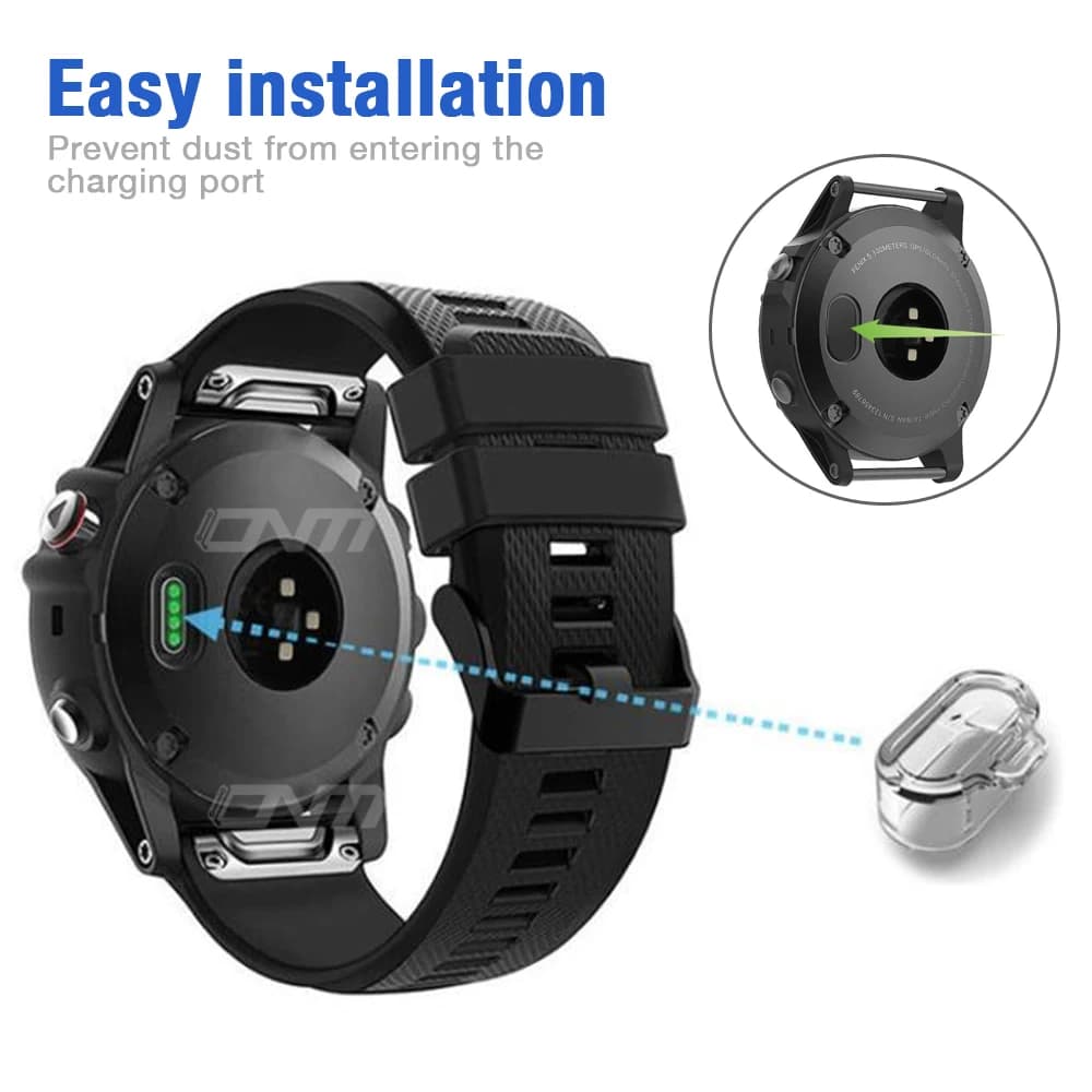 Couvercle de prise anti-poussière pour port de charge, capuchon de protection pour Garmin Forerunner