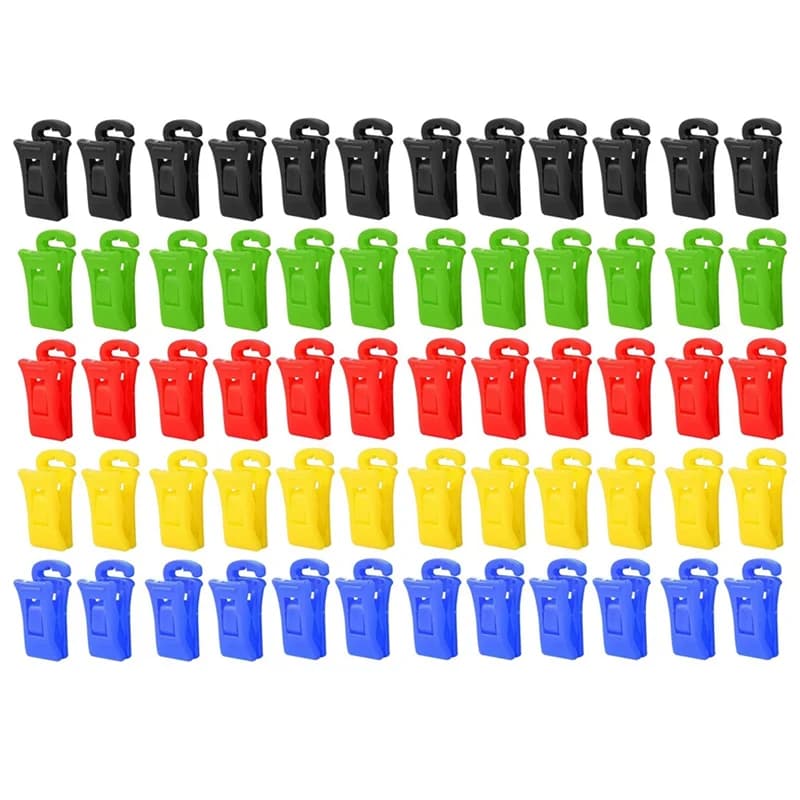 60 pinces à chaussettes pour machine à laver et sèche-linge, pinces à chaussettes avec crochets, por
