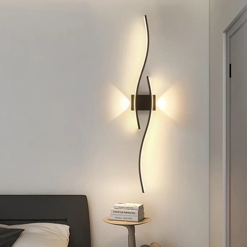Applique Murale LED au Design Moderne et Simple, Luminaire Décoratif d'Nik, Idéal pour un Salon, une