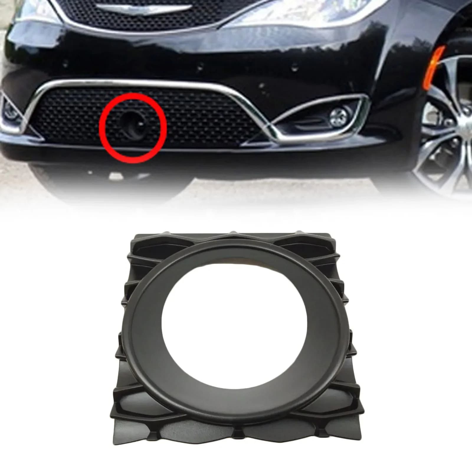 Lunette de régulateur de vitesse adaptative inférieure avant, remplacement direct, accessoires de vo