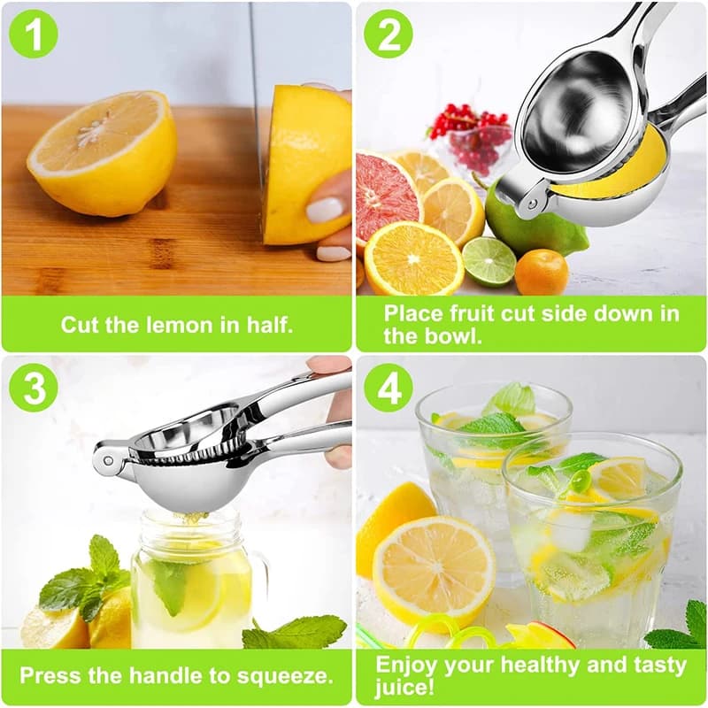 LMETJMA-Presse-citron manuel en alliage de zinc, premium, JT217