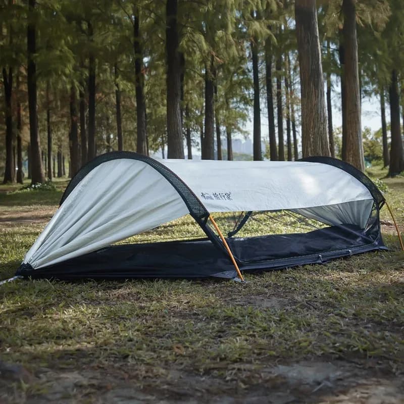 Hamac de voyage, anti-renversement extérieur, pare-soleil et anti-moustiques, personne simple ou dou