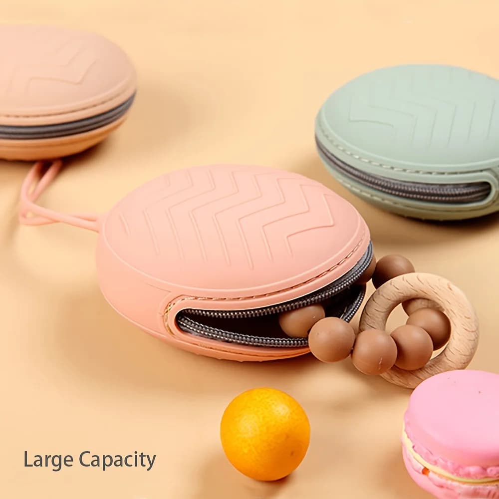 Mallette de rangement de sucette en Silicone, porte-sucette pour nouveau-né, pochette en Silicone po