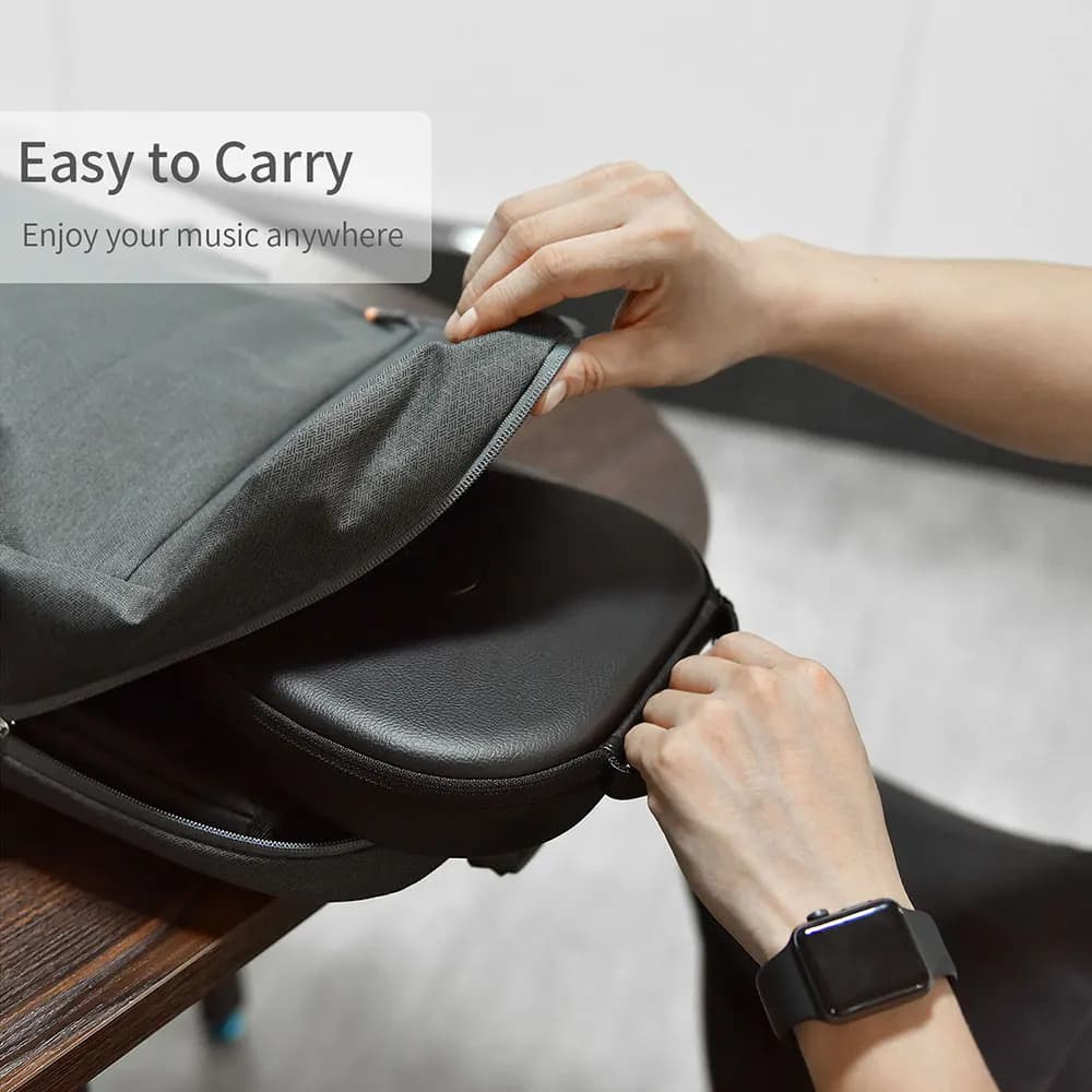 WiWU-Étui de Protection Intelligent pour Airpods Max, Sac Rigide Étanche, avec Veille existent, Port