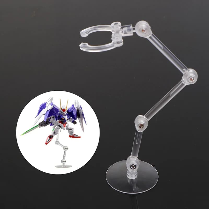 Support transparent pour figurine d'action, socle de piédestal pour SH Figuart, présentoir de modèle