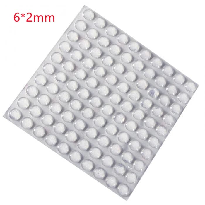 100 pièces offre spéciale auto-adhésif rond Silicone caoutchouc pare-chocs doux Transparent noir ant