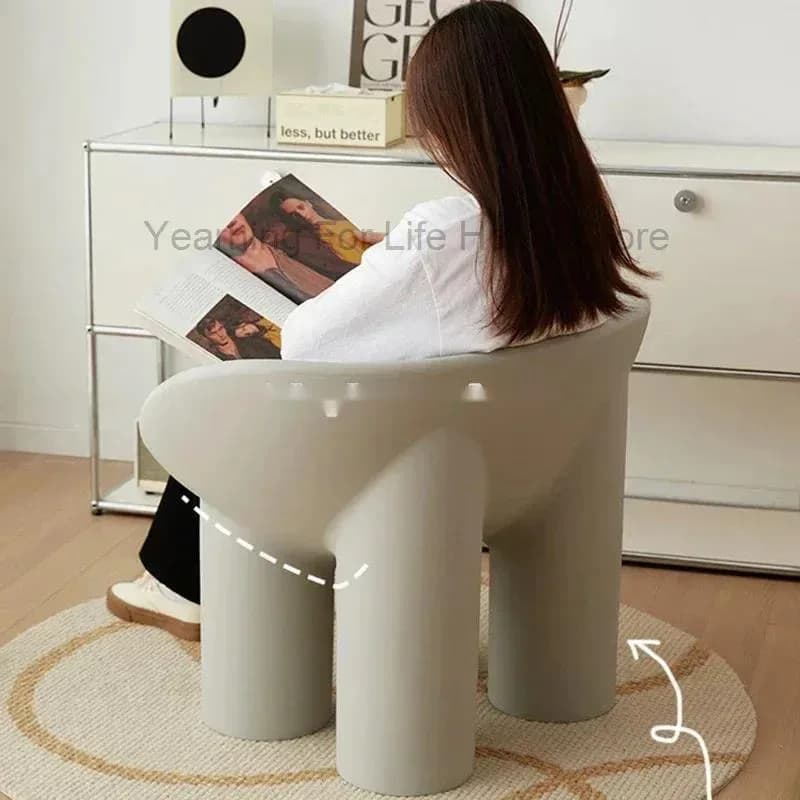 Roly Poly Chaise moderne canapé nordique Salon chaises Salon Salon paresseux ergonomique Relax conce