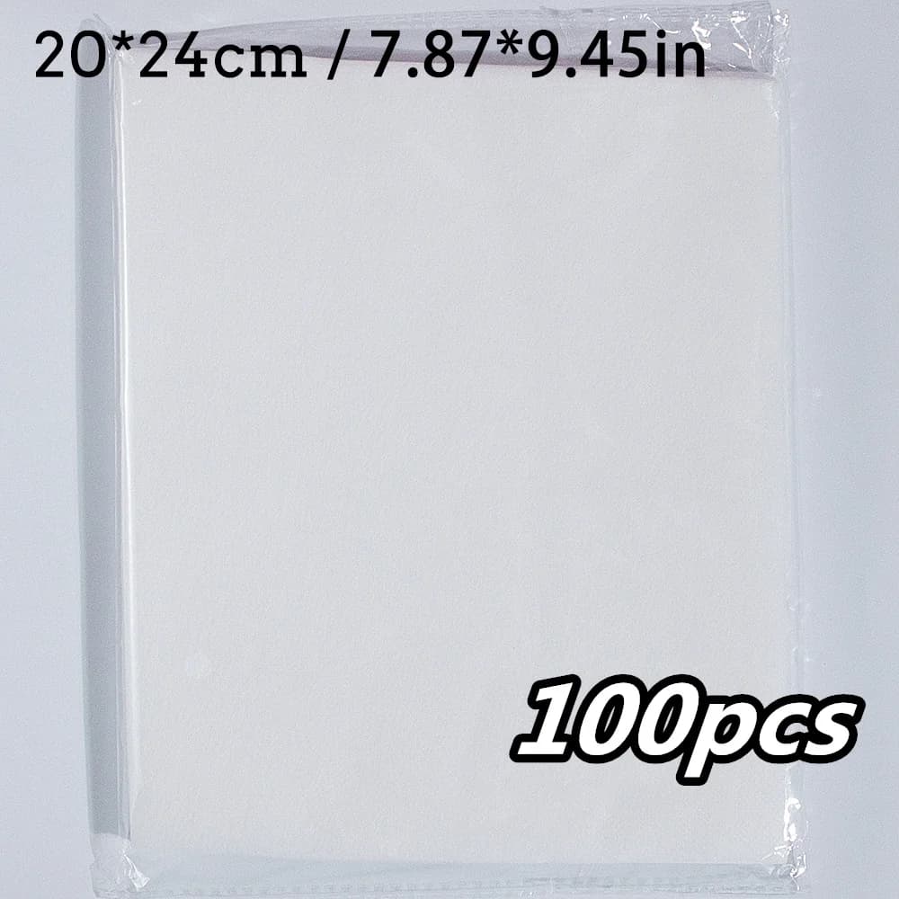 Filtre en papier pour aspirateur d'ongles, 100 pièces, collecteur rose/blanc/bleu, remplacement du f
