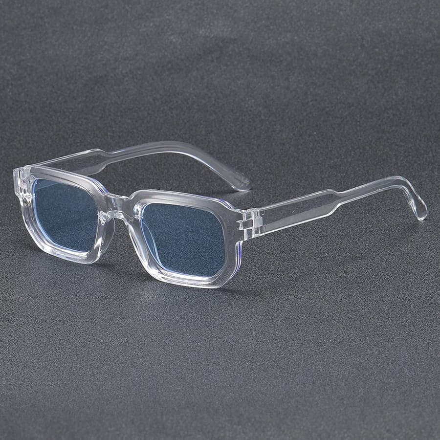 4pcsNew hommes Vintage Rectangle cadre lunettes de soleil mode rétro lunettes de soleil marque de lu