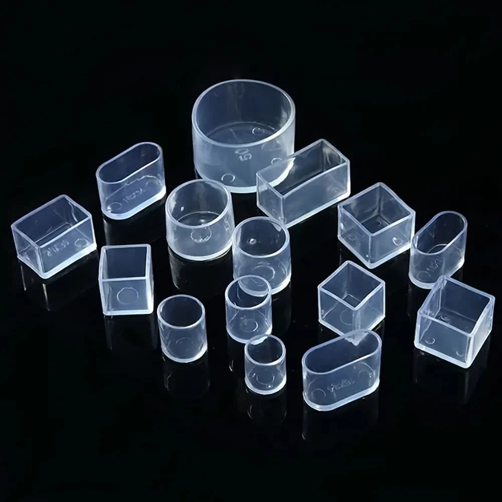 Polymères de table en caoutchouc pour meubles, capuchon de protection anti-rayures en silicone, pied