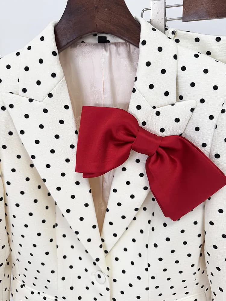 HIGH STREET Nouveauté 2026 Ensemble tailleur-pantalon de créateur pour femme, 2 pièces, avec blazer 