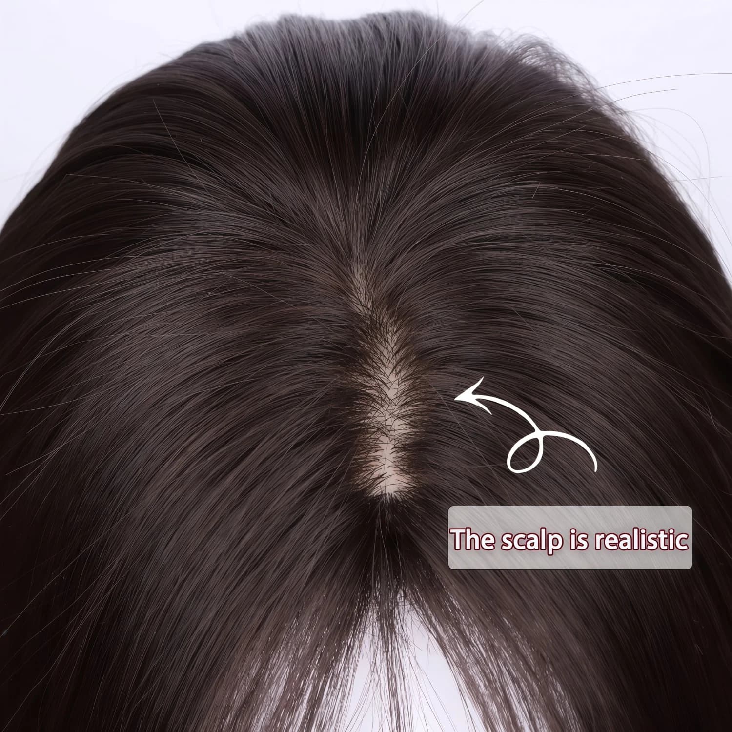 Perruque synthétique lisse noire naturelle de 28 pouces, adaptée aux femmes pour le carnaval, St. Jo