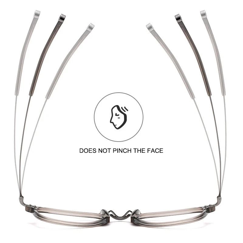 Lunettes rétro à monture ovale ultralégère, montures en acétate de titane pur, lunettes de styliste 