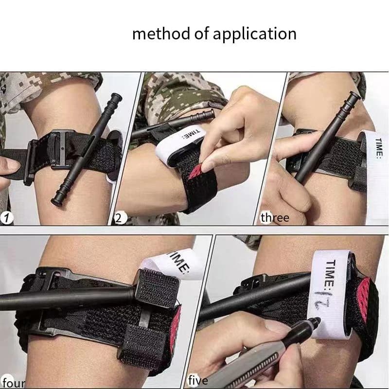 Garrot d'urgence à dégagement rapide et lent, équipement médical, portable, premiers soins, extérieu