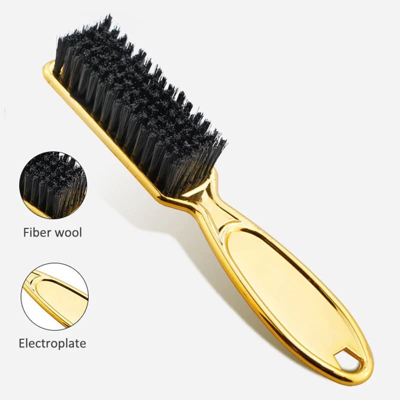 Six couleurs petite barbe style brosse Logo professionnel rasage barbe brosse barbier Vintage huile 