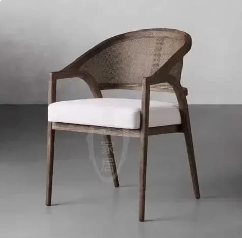 Chaise simple de luxe, mobilier moderne du milieu du siècle, chaises de salon, chaise de salle à man