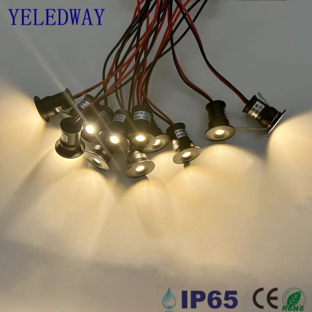 IP65 Mini projecteur Dimmable intérieur Spot Led 12V armoires de cuisine Downlight bricolage escalie