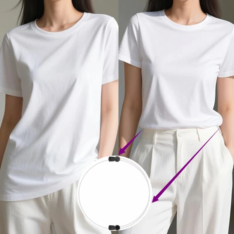 Bande d'outils élastique réglable pour femmes, 3 pièces, accessoire de vêtements à la mode pour chem