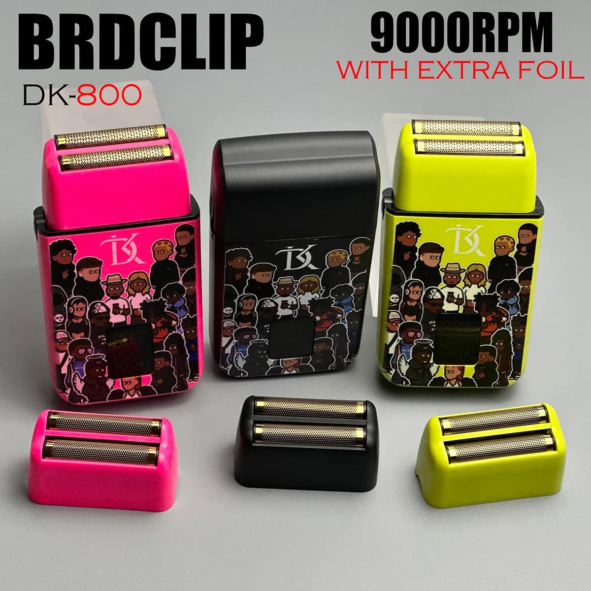 9000 tr/min rasoir électrique BRDCLIP DK800 tondeuse à cheveux professionnelle pour hommes tondeuse 