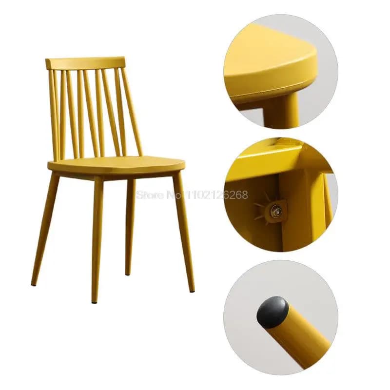 Chaise de bureau de loisirs, chaise de salle à manger, Windsor, nordique, moderne, minimaliste, pare