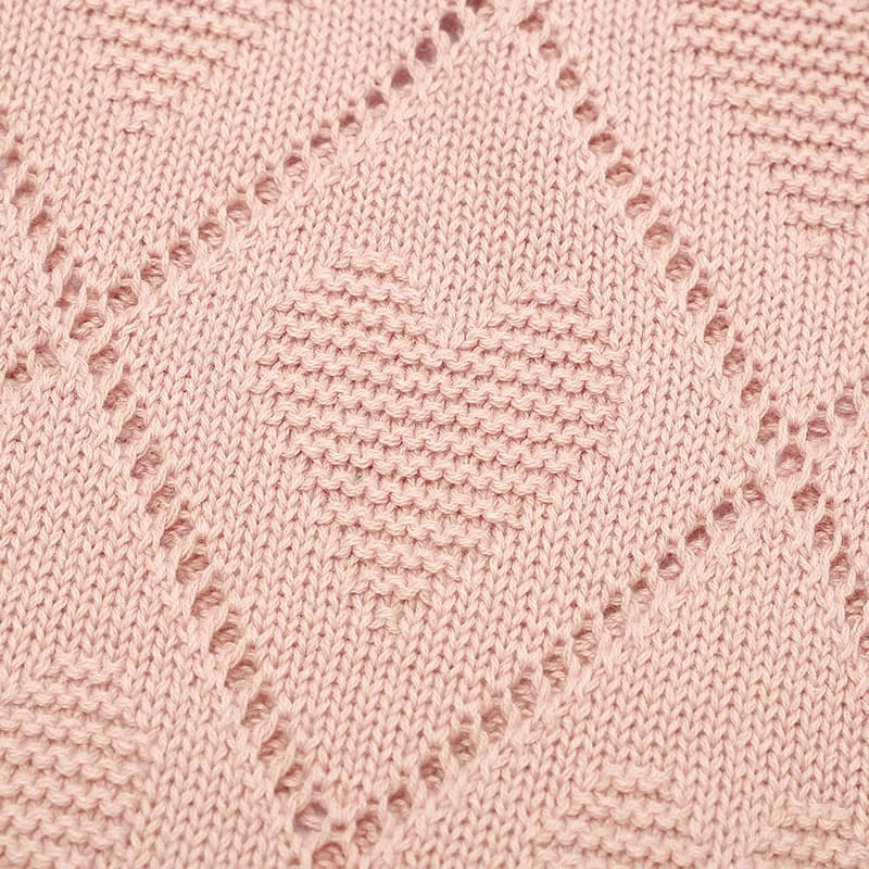 Couvertures pour bébé Super doux nouveau-né coton tricot mois poussette pépinière lange d'emmaillota