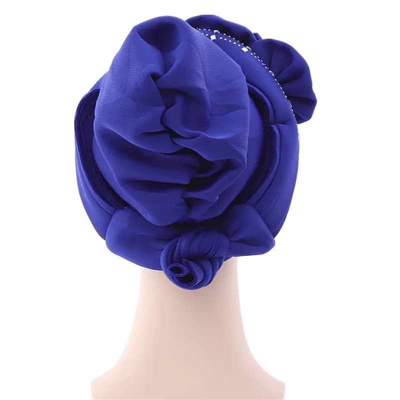 Cravate de sauna de luxe pour femmes, enveloppes de tête féminines, bonnet Colorban pour femme, pièc