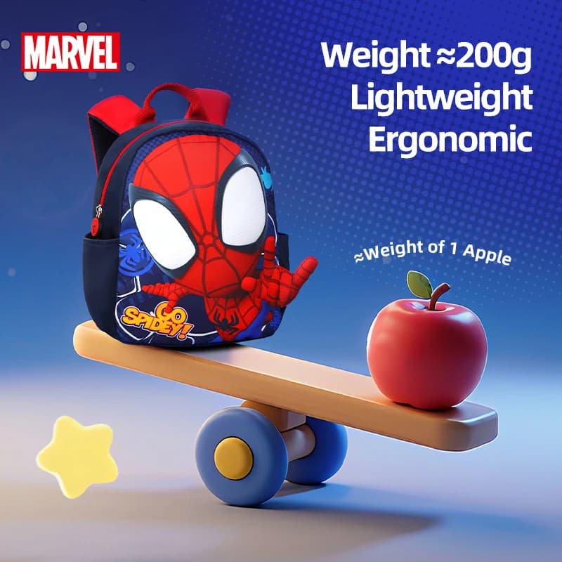 Sac à dos Disney Spider-Man pour tout-petits garçons et filles, mignon, confortable, respirant, ultr