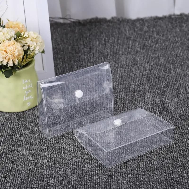 Organisateur de passeport de voyage, porte-passeport transparent en PVC, 1 pièce, design ultra fin, 
