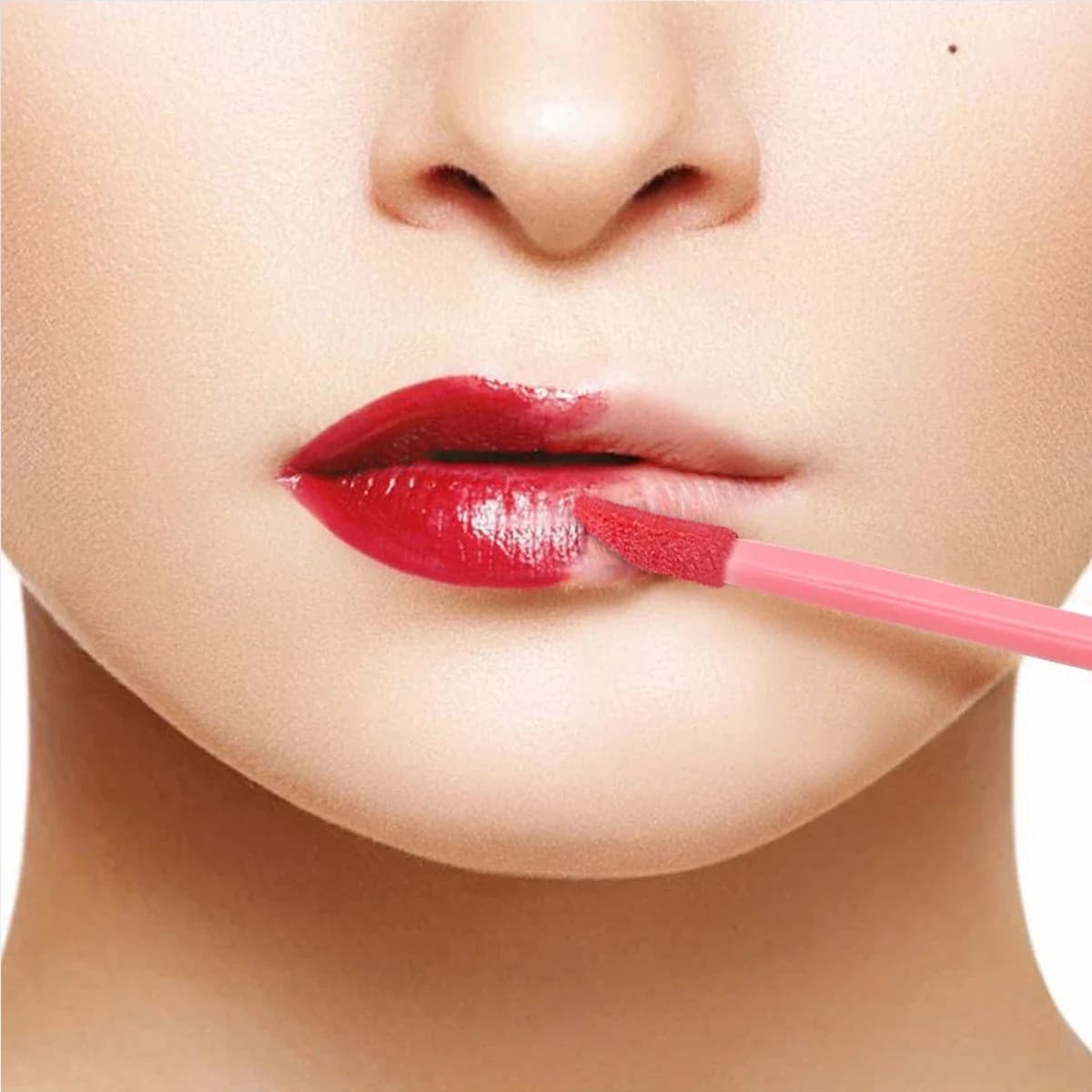 Rouge à lèvres Portable brillant, 500 pièces, pinceaux à lèvres jetables, applicateurs de maquillage
