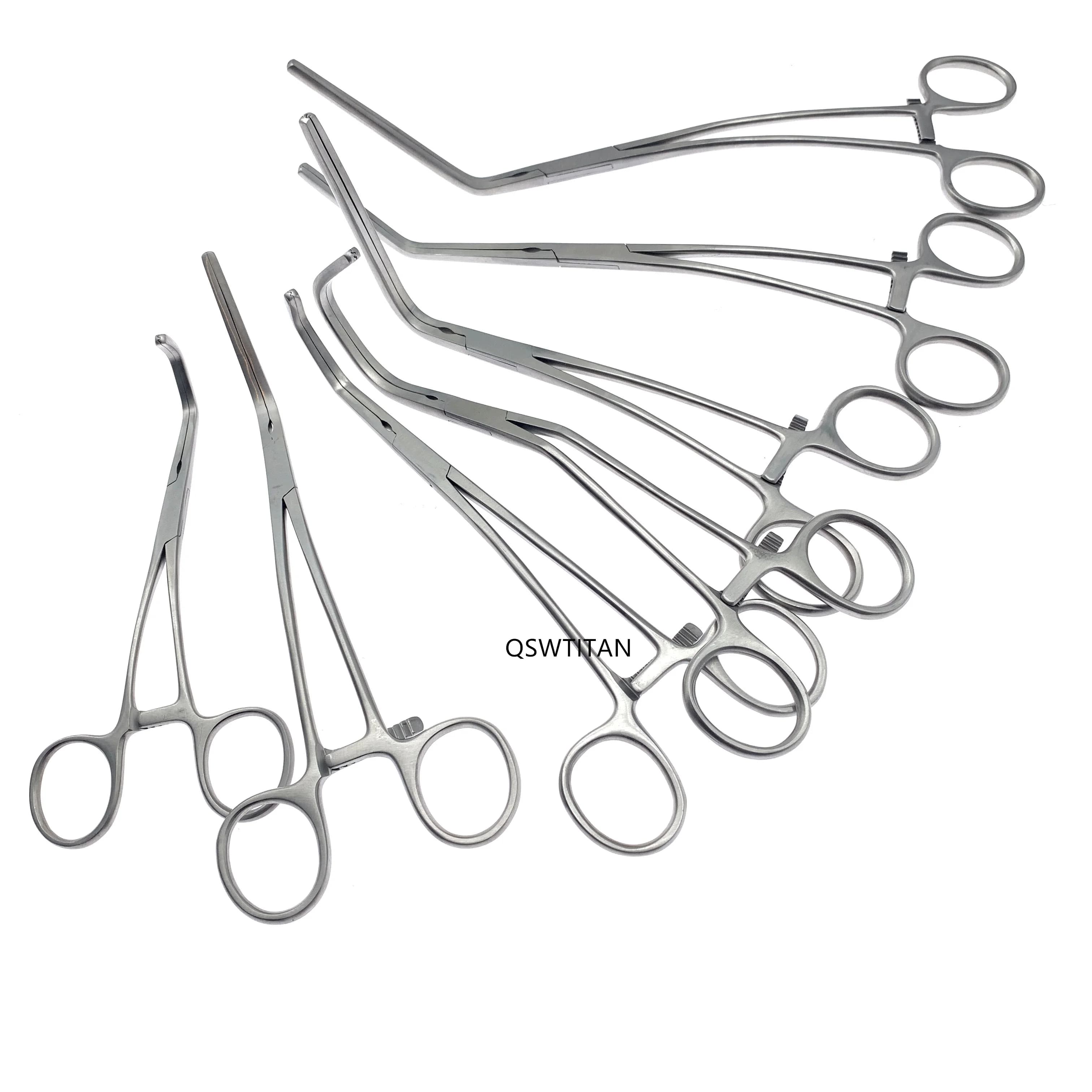 Embouts de mâchoire atraumatiques, pinces vasculaires, pince d'exclusion Aortique, instruments chiru
