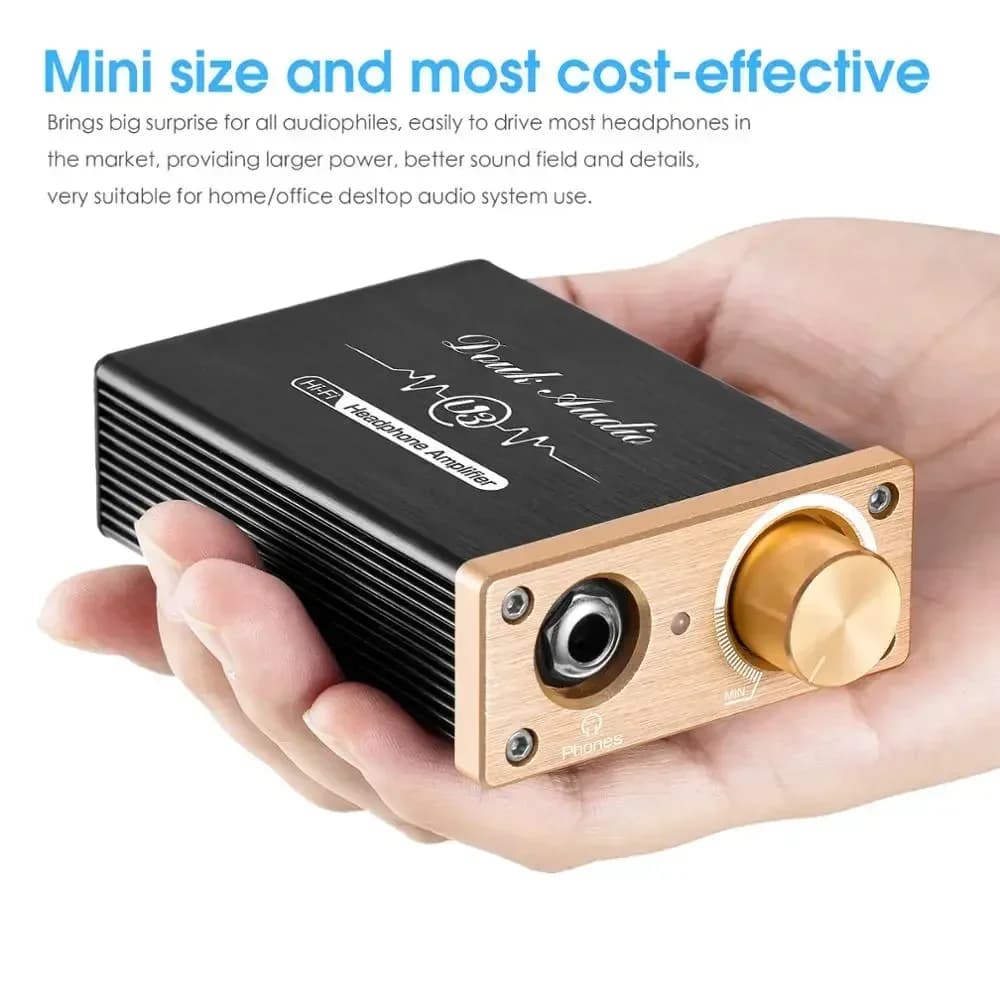 Douk Audio U3 Mini amplificateur de casque de classe A Pure HiFi amplificateur stéréo de bureau à do