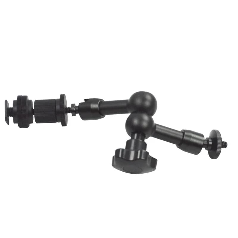 Support de caméra mobile articulé 11 pouces avec bras magique, stabilisateur et chariot coulissant p