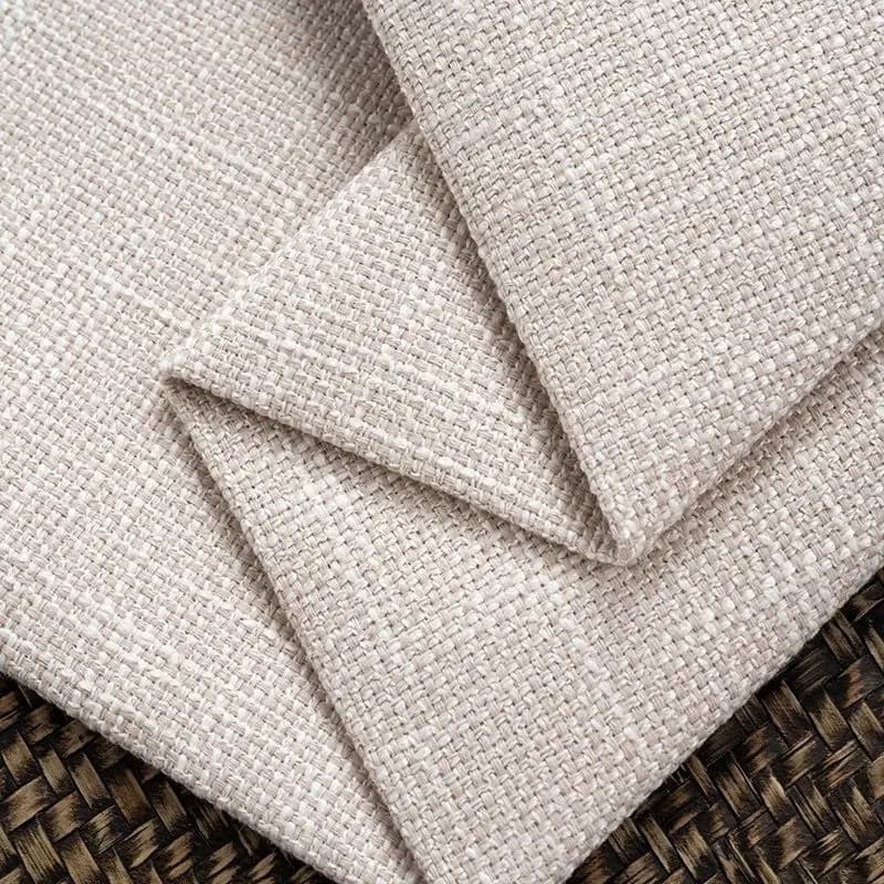 Tissu de canapé en lin de coton épais par mètres, taie d'oreiller, nappe, bricolage, couture, portab