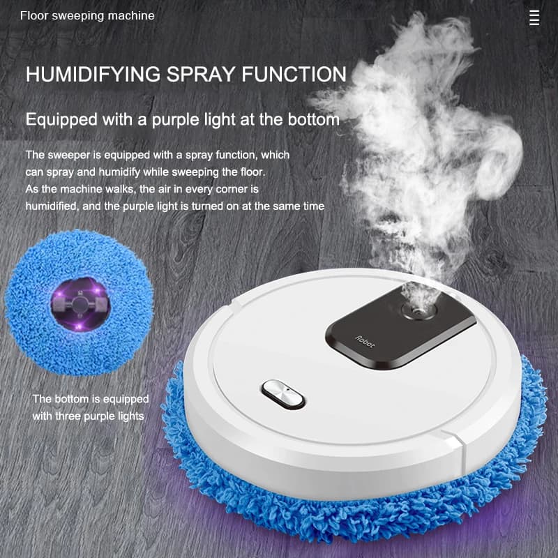 Nouveau Robot aspirateur intelligent de balayage et de vadrouille, nettoyage sec et humide, appareil
