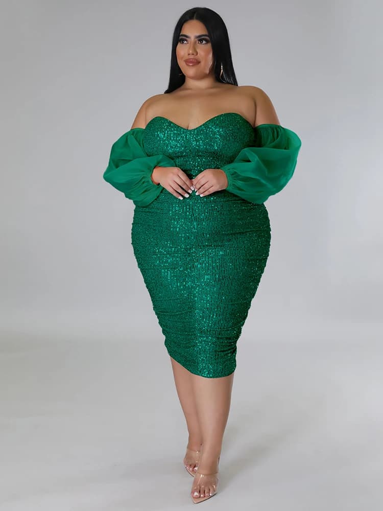 Robe de soirée de luxe pour femmes, tenue d'anniversaire, de noël, sans bretelles, épaules dénudées,