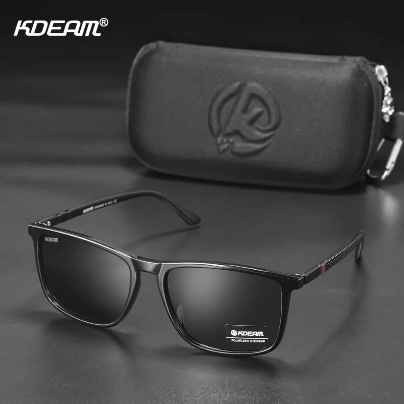 KDEAM – lunettes de soleil polarisées de luxe pour hommes, Vintage, pour voyage, pêche, classiques, 