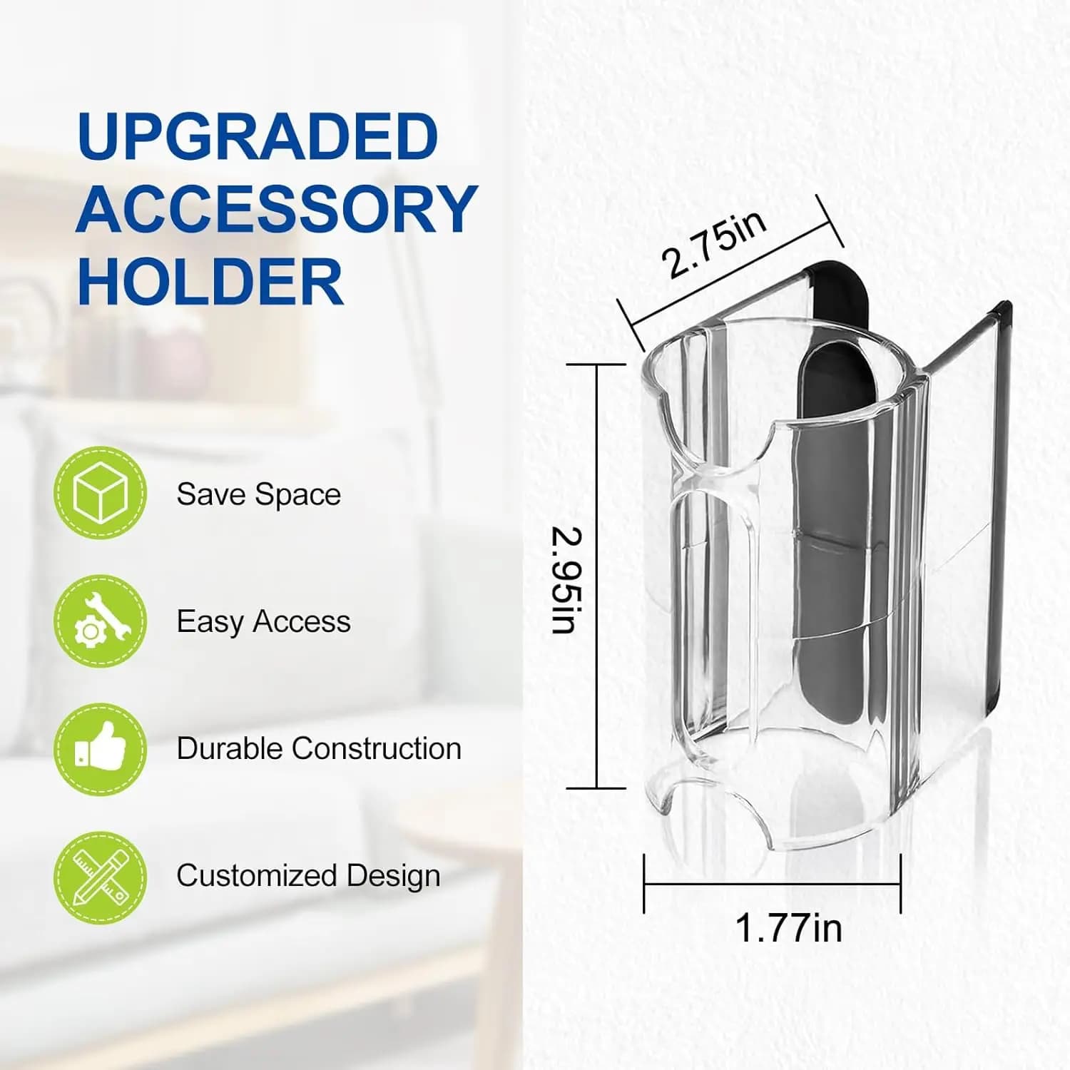 Support d'accessoires pour aspirateur balai sans fil, clip de fixation compatible avec Dyson V11 V10