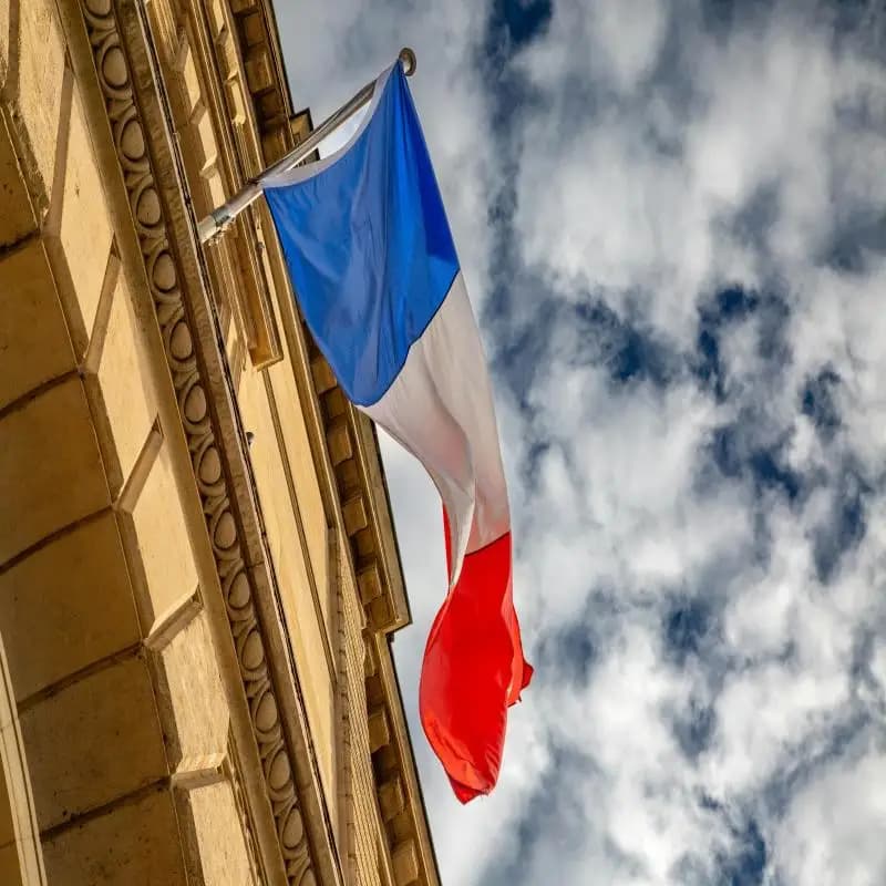 Grande drapeau de la France 90x150cm suspendu bleu blanc rouge fra fr français Polyester bannière dé