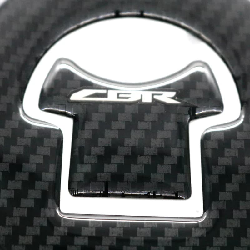 Autocollant 3D en Fiber de carbone pour réservoir de carburant de moto, autocollants de protection d