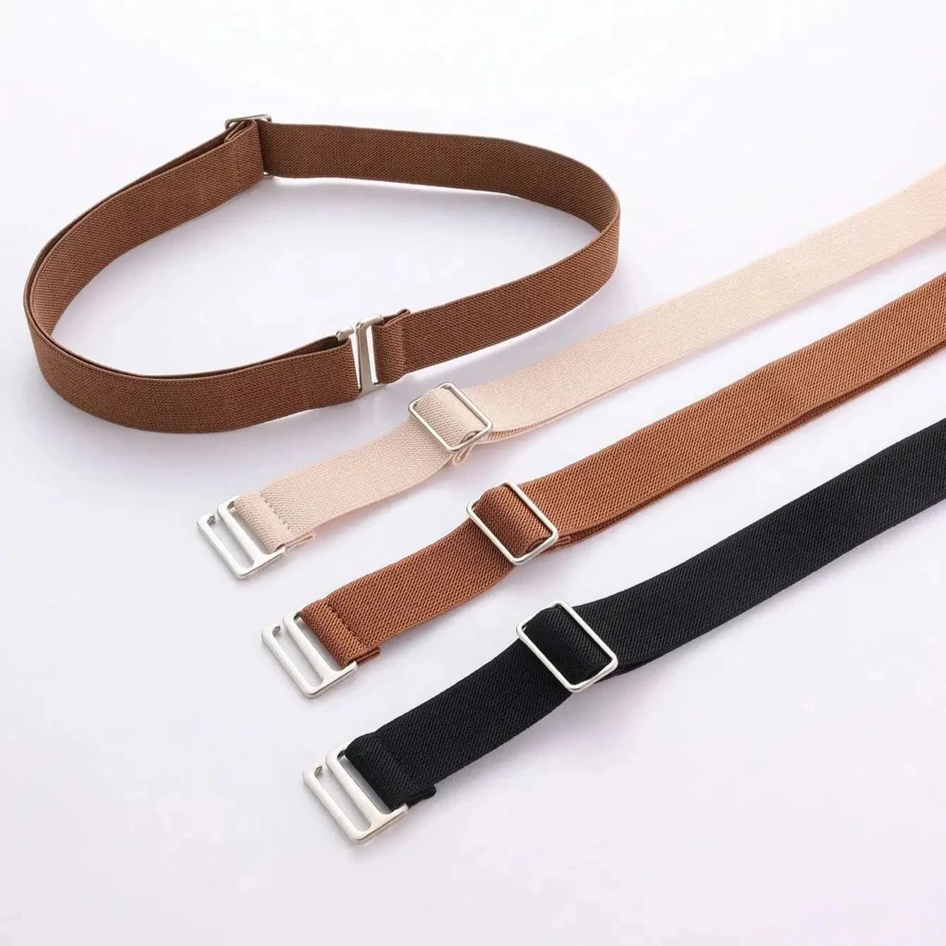 Ceinture de pantalon antidérapante élastique, confortable et réglable, taille unique, pour femmes, s