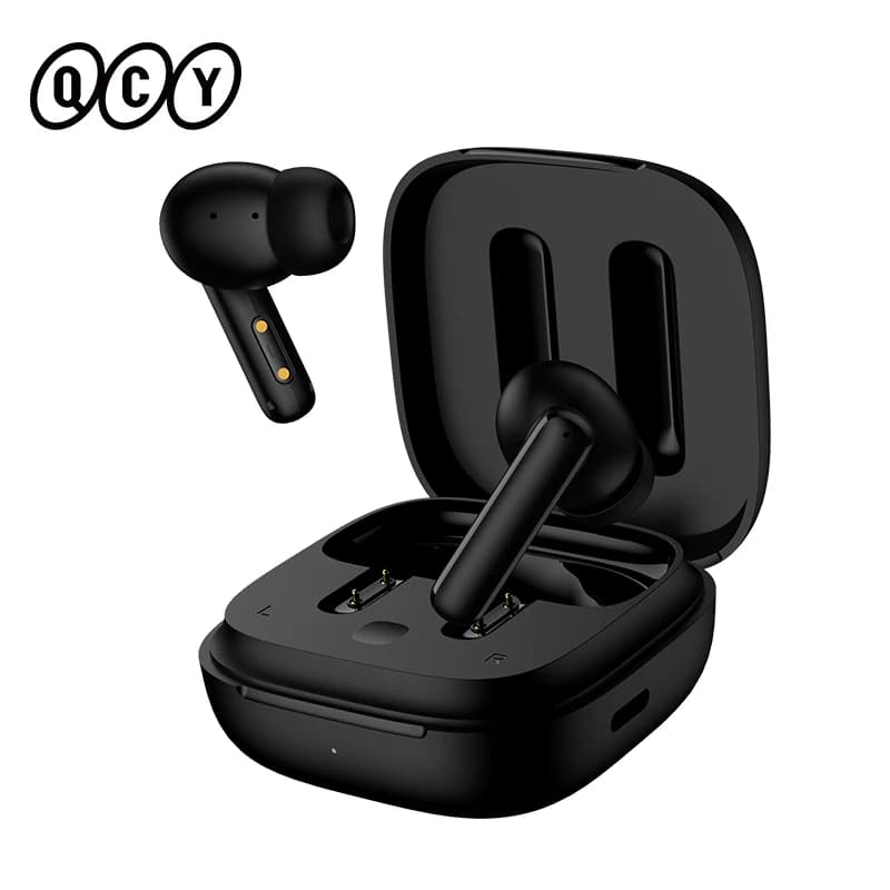 QCY-Écouteurs intra-auriculaires sans fil T13 ANC, suppression active du bruit, écouteurs Bluetooth 