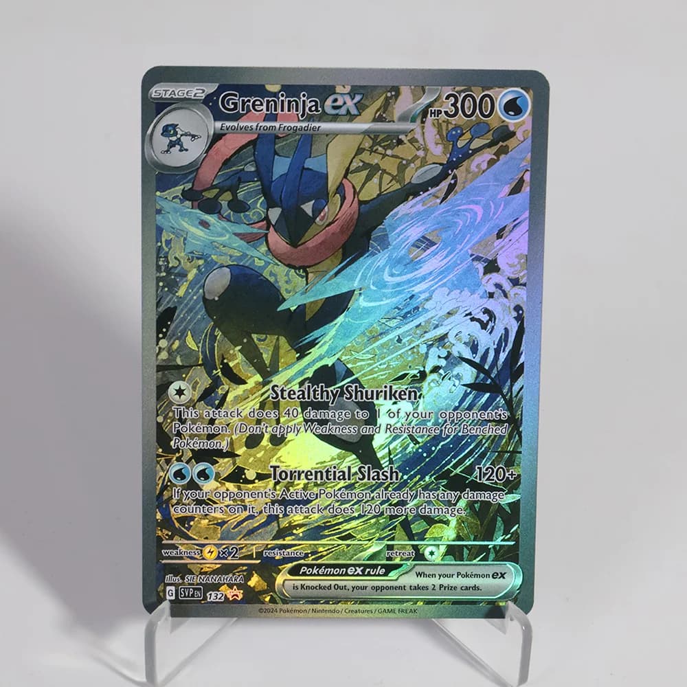 PKM Foil Proxy Cards, Latios & Pikachu Mew Greninja Holographic Game, Trading Collection, PTCG Proxy