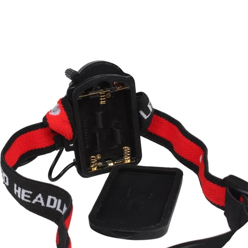 Lampe frontale LED à mise au point réglable 2000 lumens, torche pour Camping en plein air, pêche, la