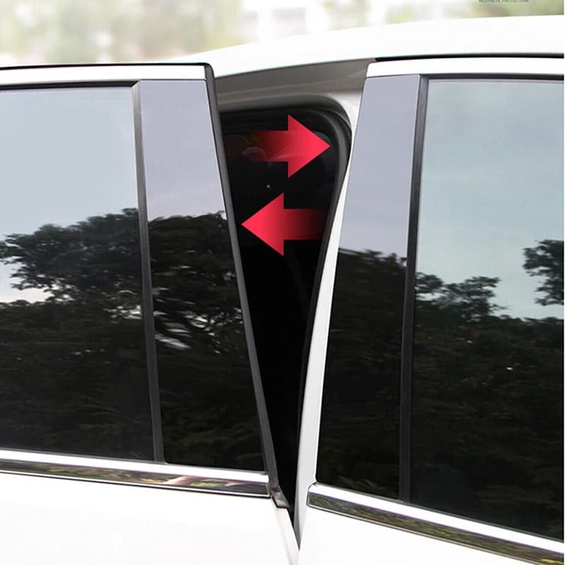 Pour Range Rover Evoque L538 5 portes 2013-2018 6 pièces voiture porte fenêtre pilier postes revêtem
