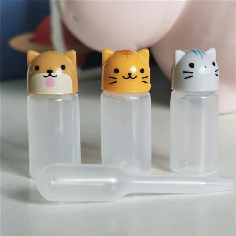 Mini bouteille de Sauce d'assaisonnement 3 pièces/ensemble, petits conteneurs, jolies bouteilles de 