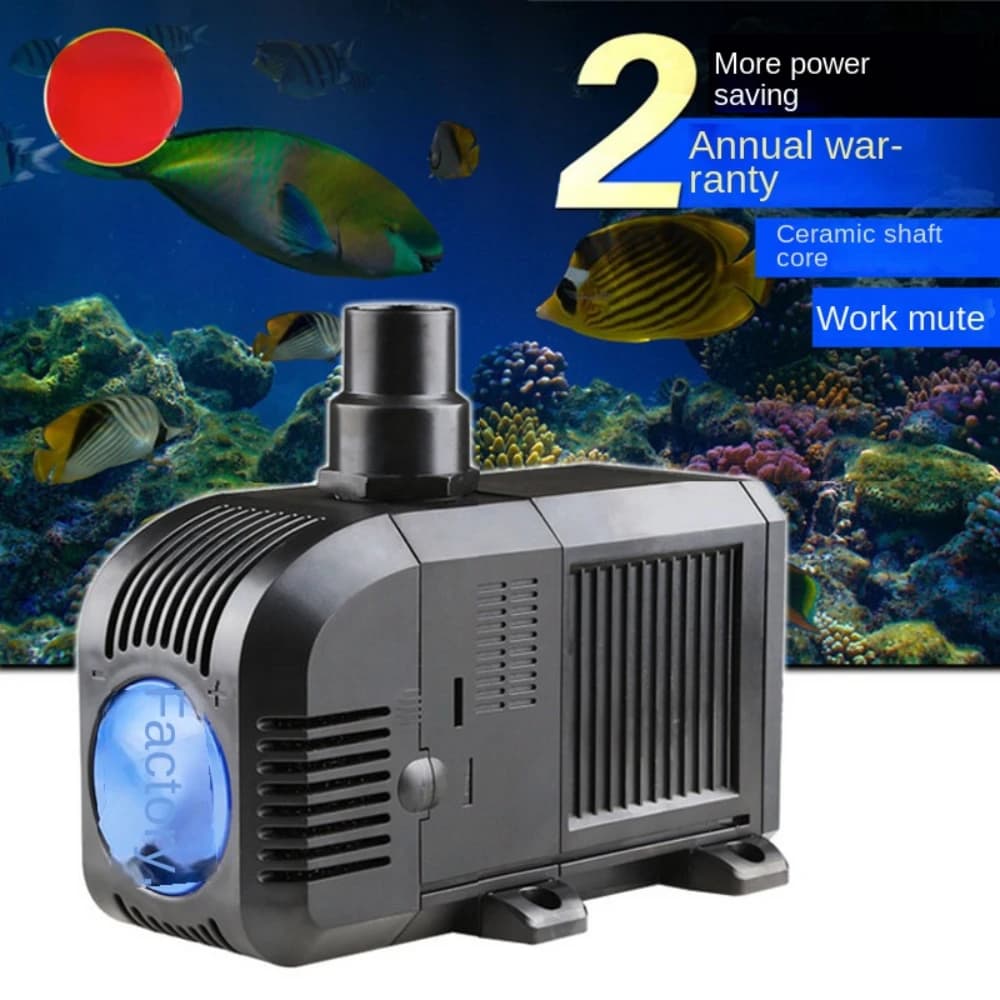 Ultra-silencieuse série HJ 500-3000L/H pompe de fontaine d'eau Submersible filtre étang à poissons p