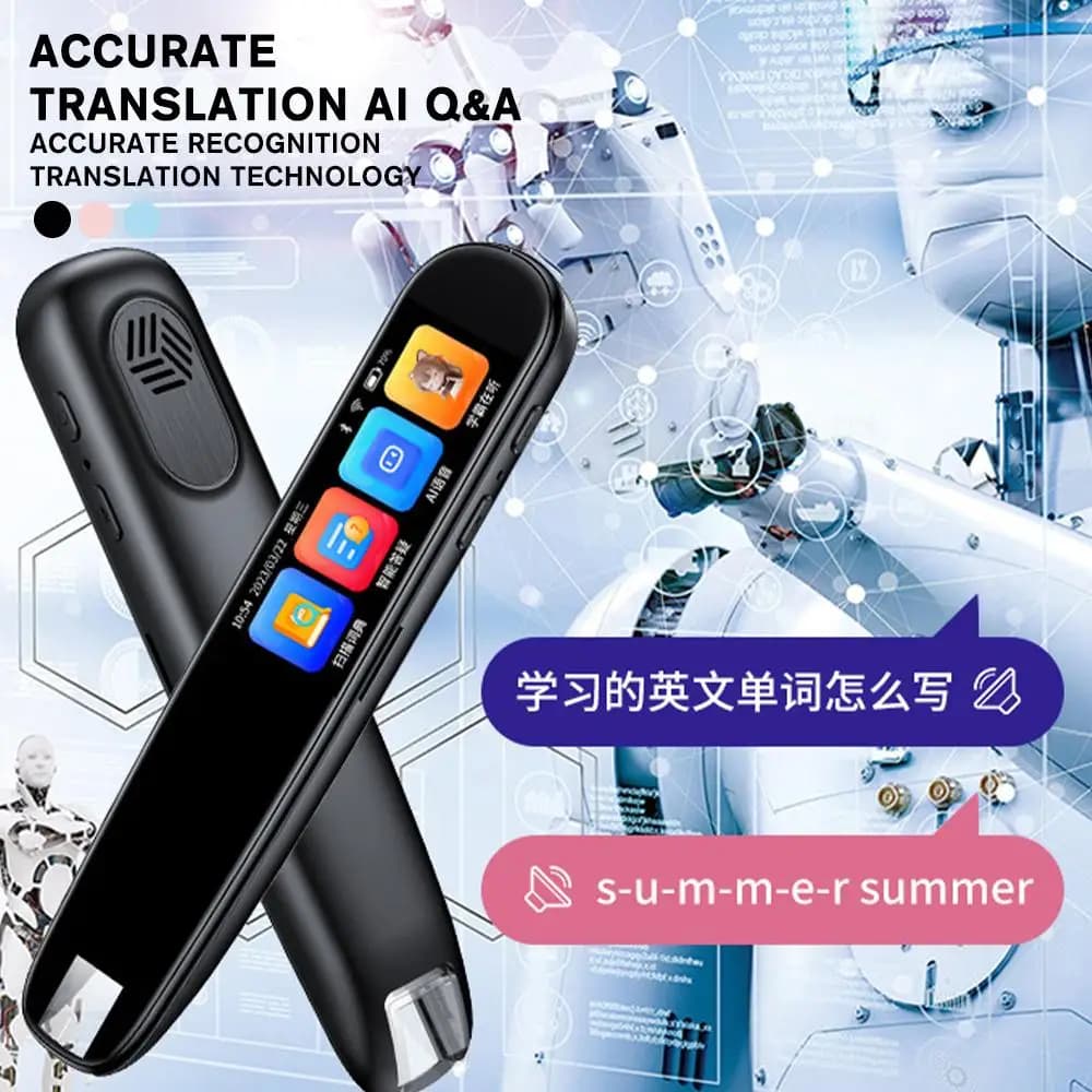 Stylo de traduction hors ligne pour enseignant, étudiant, dictionnaire anglais, Point de numérisatio